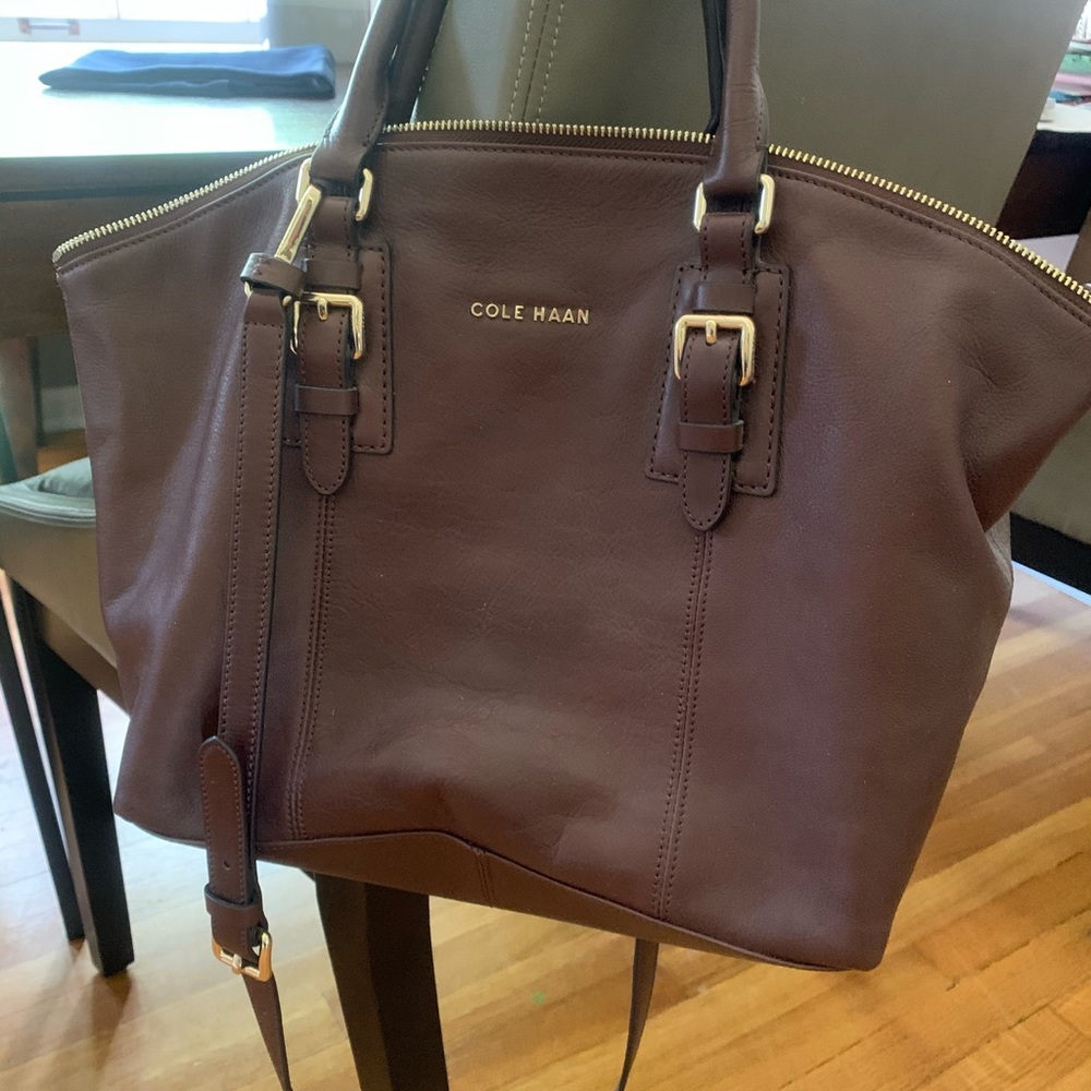 Cole Haan brown leather bag